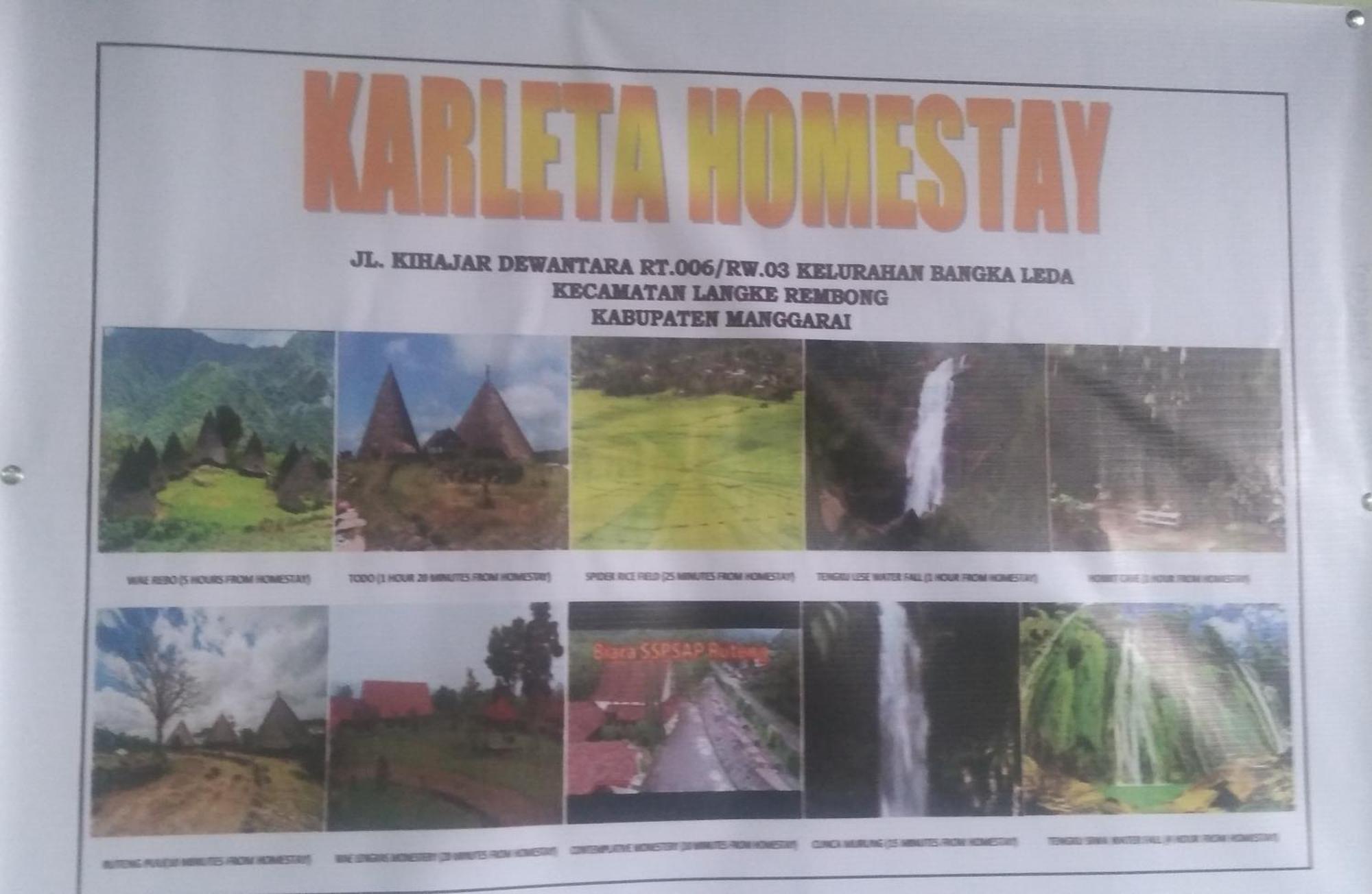 Karleta Homestay Ruteng Dış mekan fotoğraf